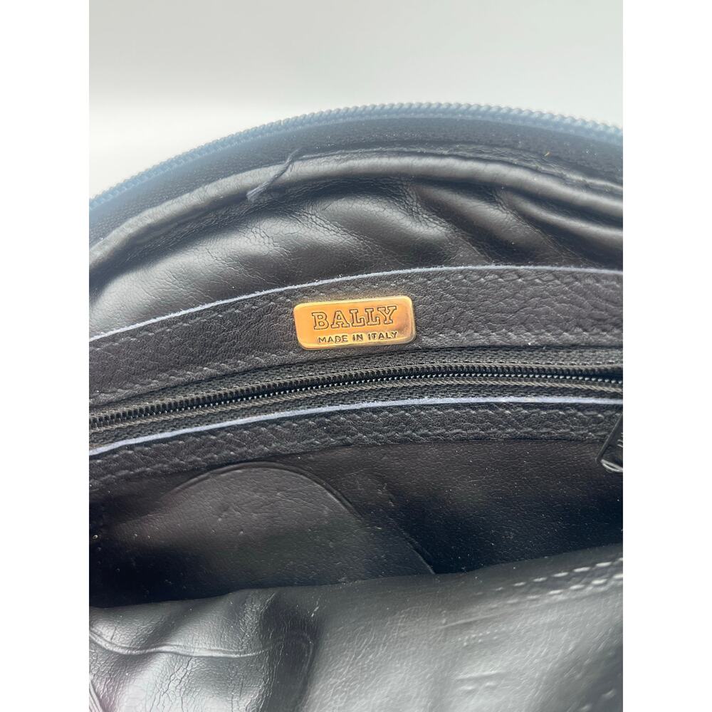 Vintage Bally Black Leather Crossbody Bag - Picture 4 of 6